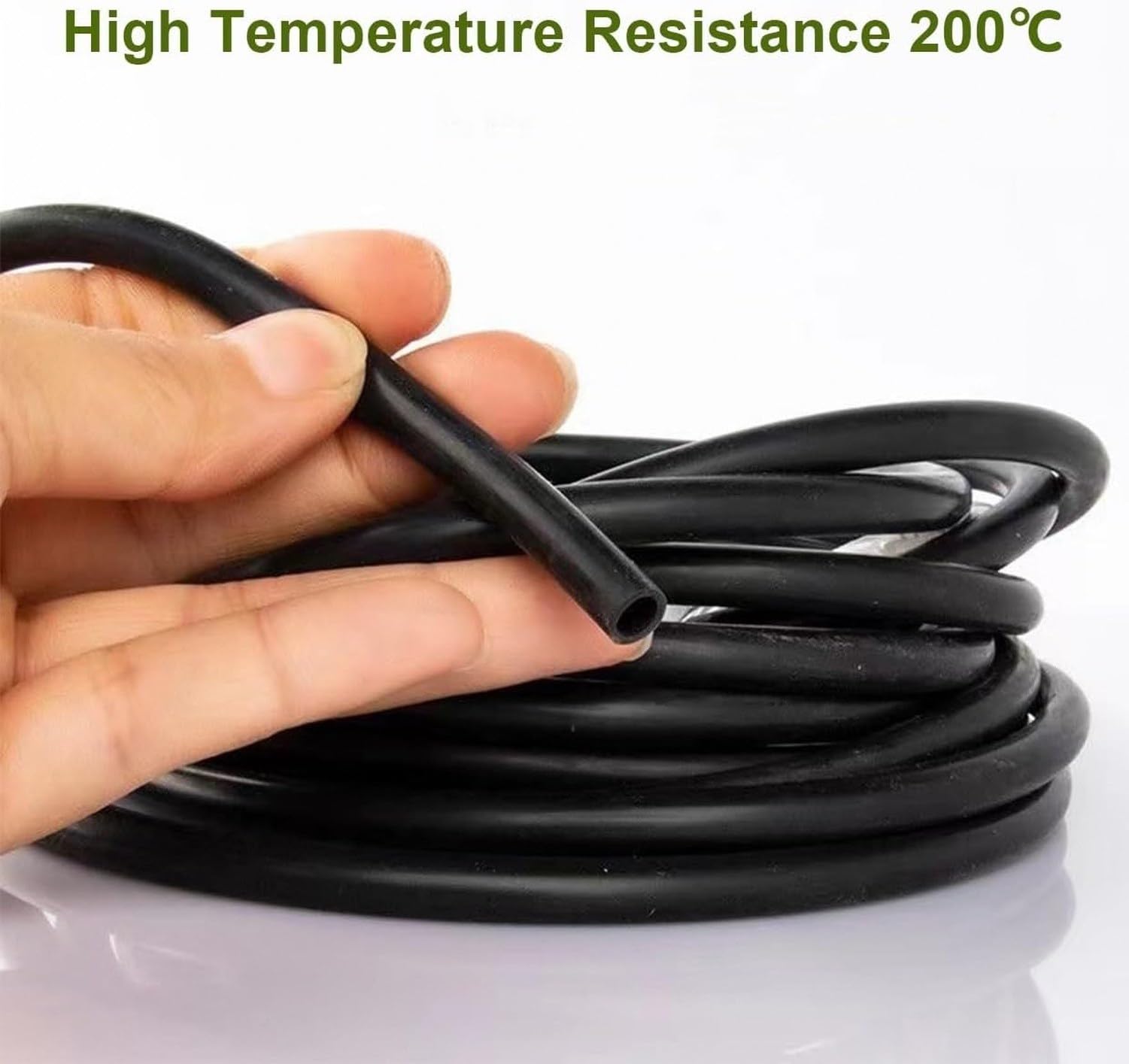 Silikonschlauch schwarz flexibel, 10 Millionen, Id 6mm od 12mm