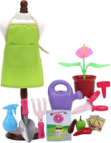 Miniatura 6 de Sophia's Smithsonian Veterinario STEM Juego de 11 piezas con oso polar, exfoliantes y más para muñecas de 18 pulgadas, multicolor