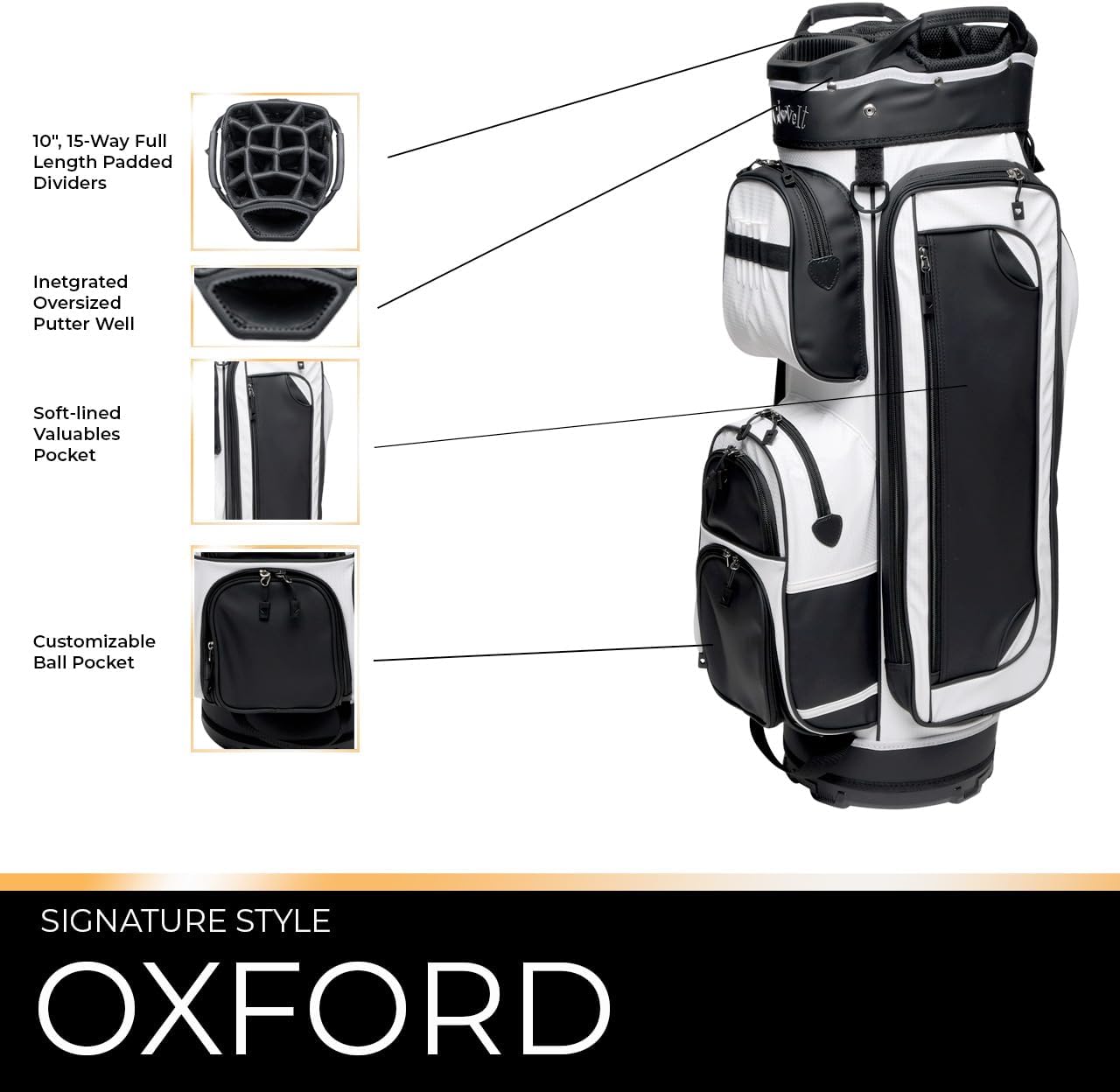 Glove It Women’s Golf Bag, Lightweight Golf Cart Bag for Ladies