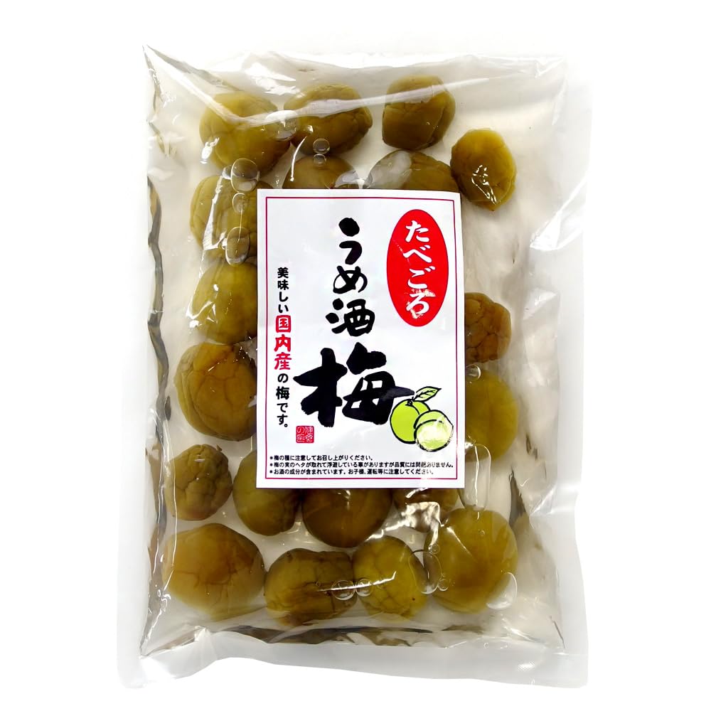 Amazon | うめ酒梅 400g(国内産ウメ使用 実が甘くジューシーでたべごろ