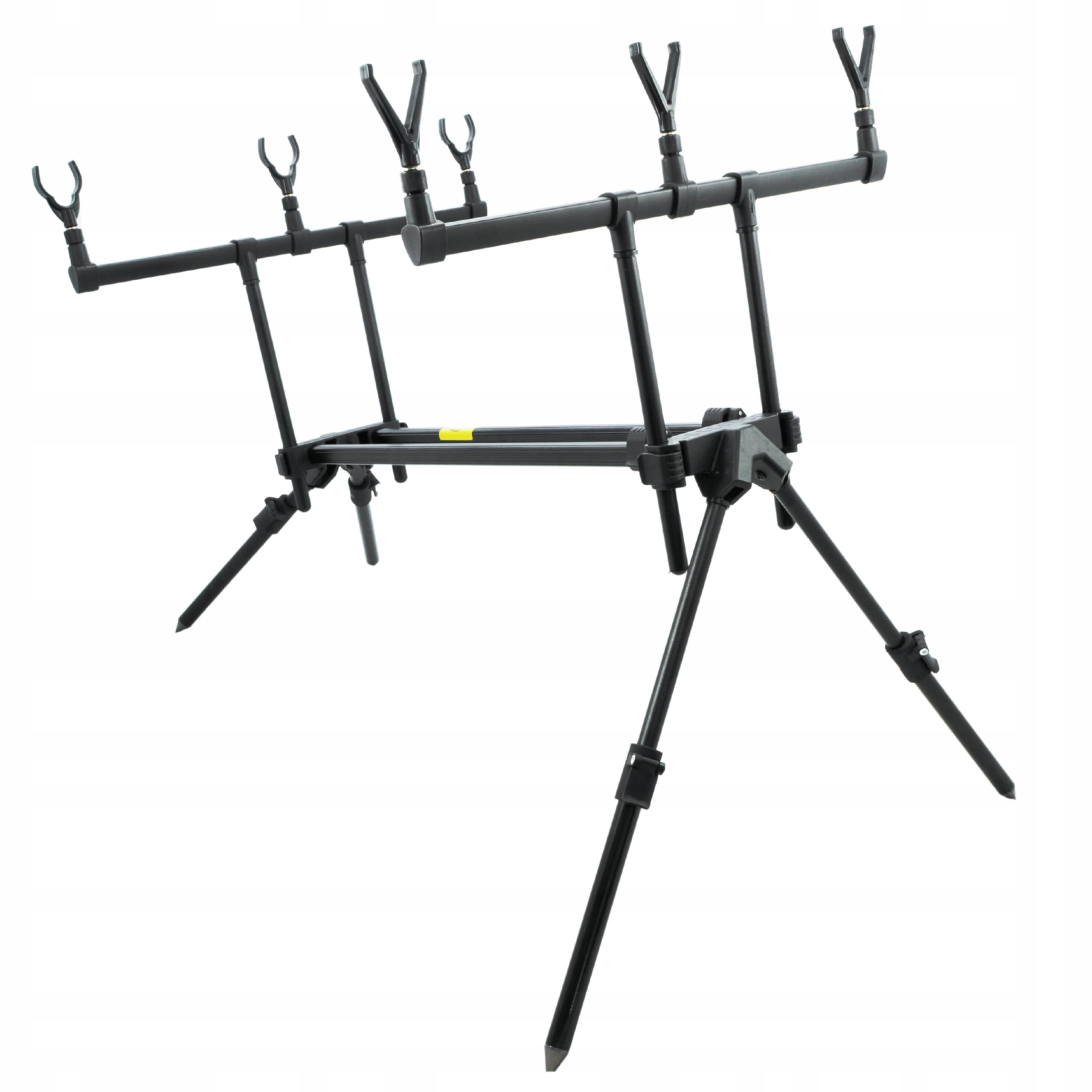 A&N Rod Pod – Karpfen Rutenständer für 3 Ruten, verstellbar 60–115 cm, stabiler Rutenständer mit Transporttasche und Auflagen