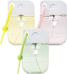 Vaporisateur d'assainissement des mains Power Mist 3Pack - Bouteille réutilisable avec porte-clés Lemon+Peach+Mint Scents pour le voyage & Quotidien essentiel