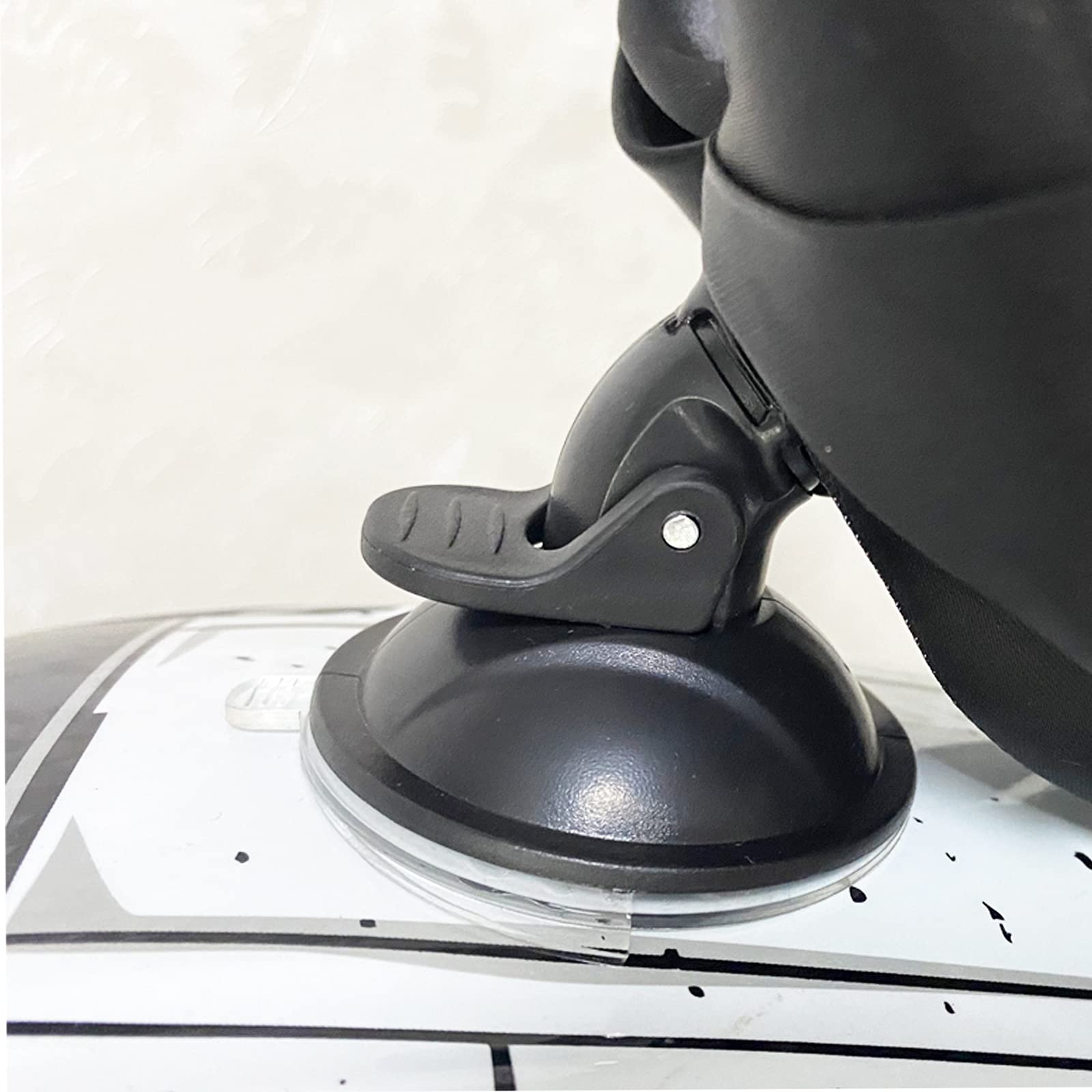 Décoration Casque 3T-SISTER – Queue De Cheval 36cm Avec Nœud Arc, Ventouse Pour Moto, Vélo, Ski !