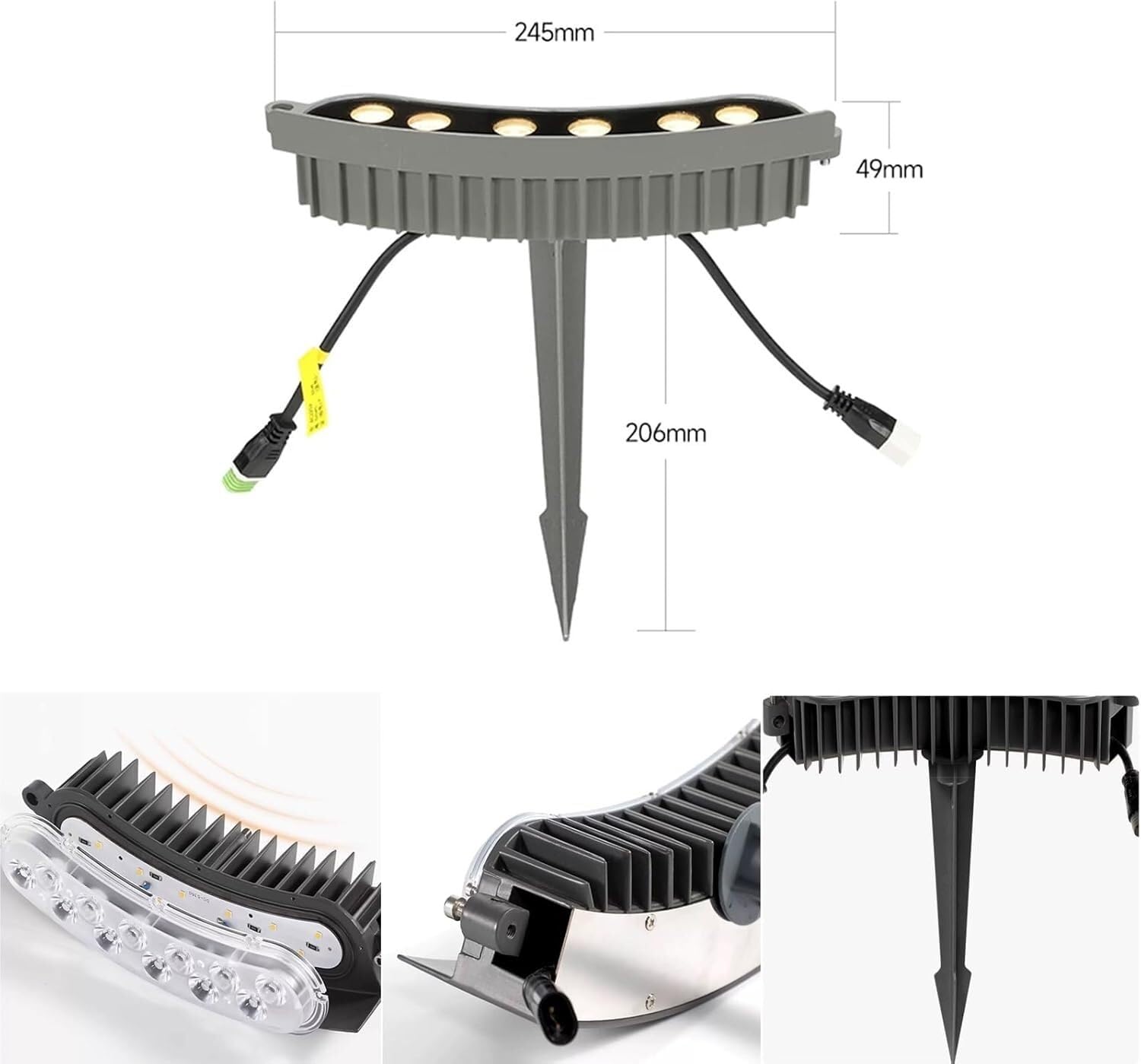 Lampki choinkowe LED pierścieniowe do patio w ogrodzie(7 Packs)