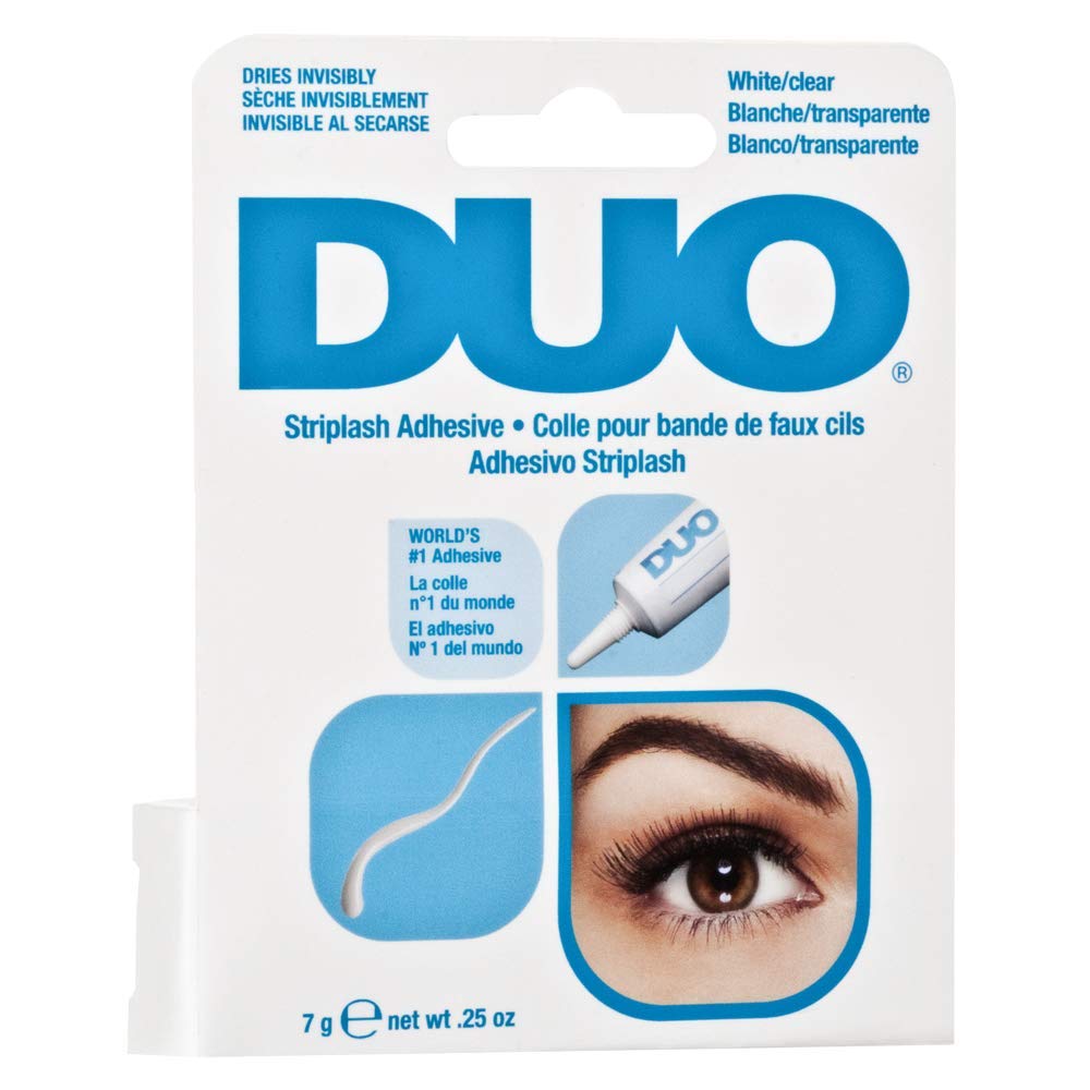 DUO Eyelash Adhesive Clear – 7 gms - Transparent – Formaldehyde Free – Paraben Free – Sulphate Free – Waterproof – Ideal for Strip False Lashes