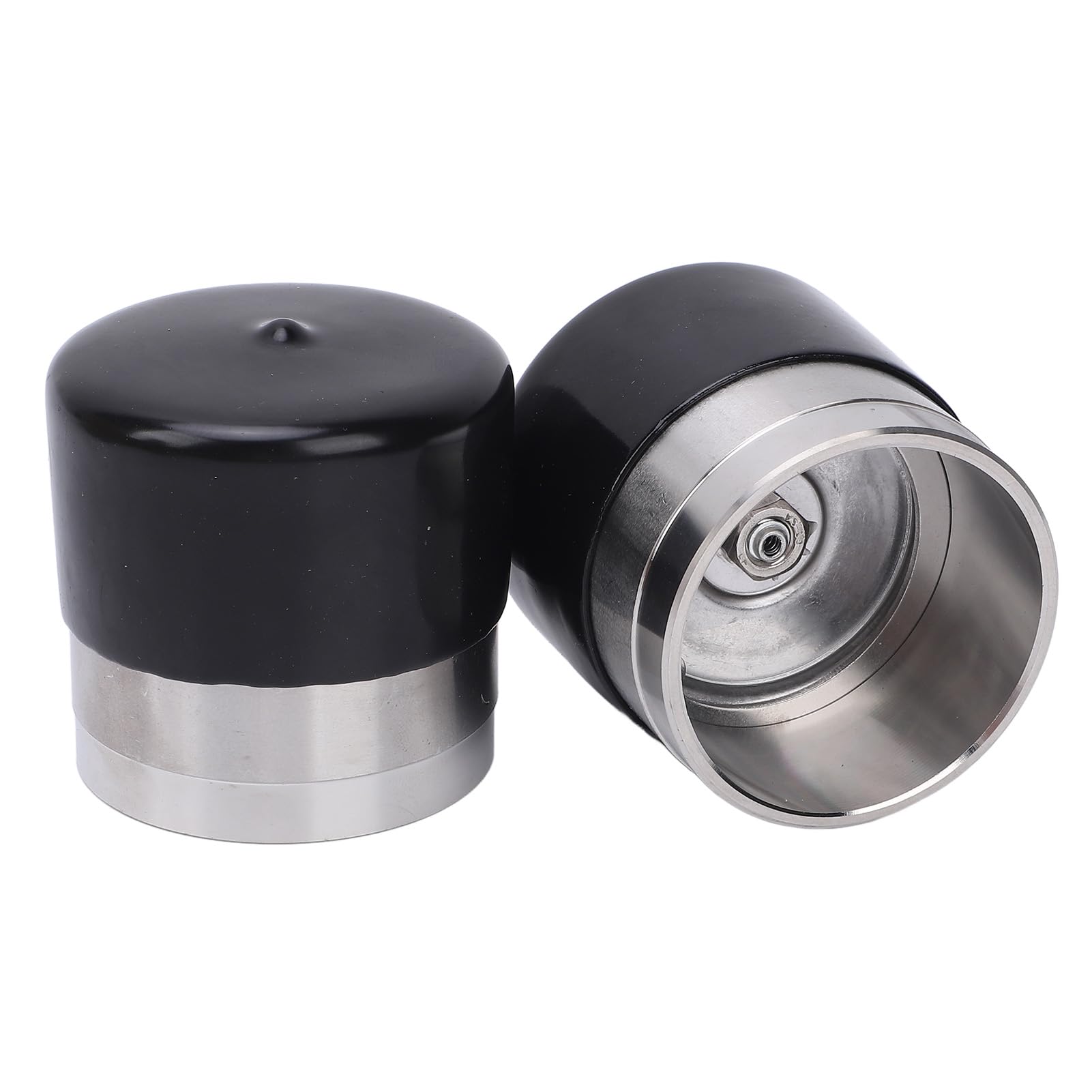 Acouto 2PCS Stainless Steel Trailer Wheel Bearing Protector - 1.980 Inch Diameter Hub Caps for Boat Trailers