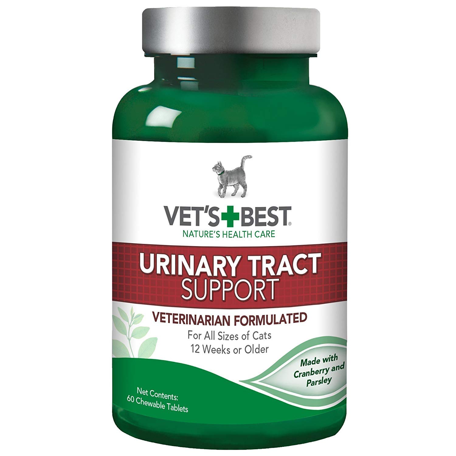 Cat Urinary Supplement, Urinary Tract Support Chewable for Cats, Supports A Healthy Urinary Tract in Cats, 60 Chewable Tablets