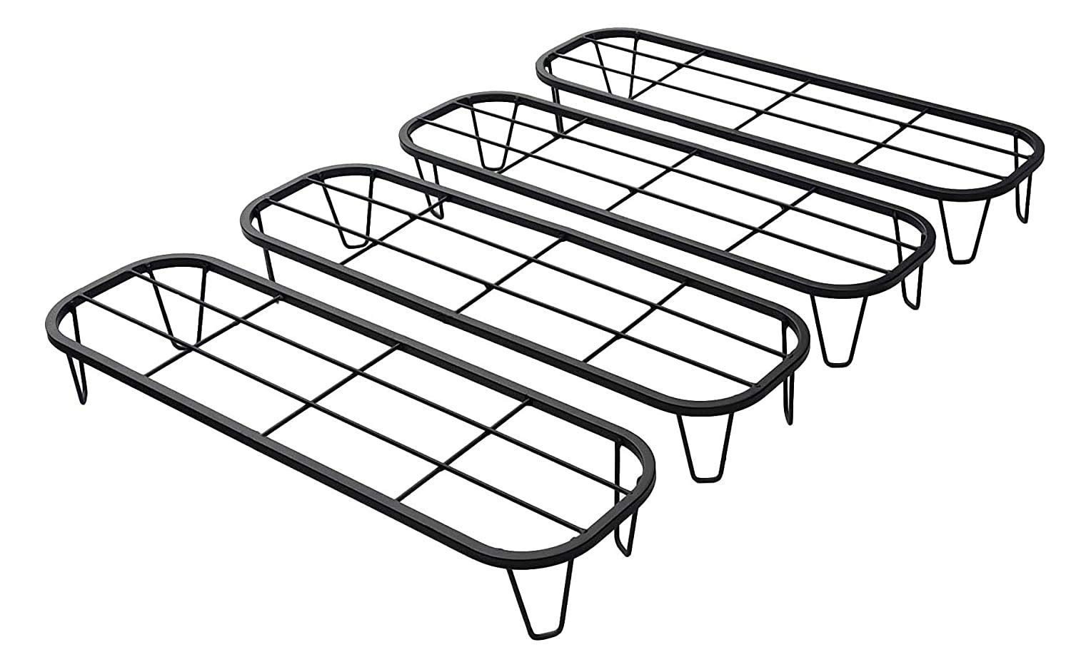 SHIYON Iron Indoor/Outdoor Flower Pot/Plant Stand for Home, Garden, Balcony, Living Room (Length - 67 cm / 26.4 Inch, Pack of 4)