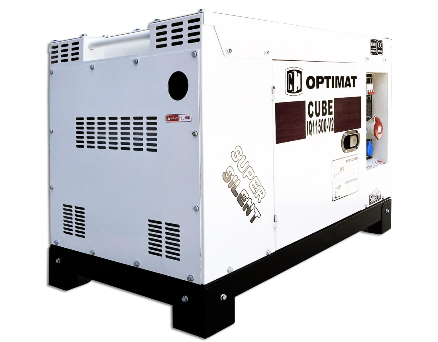Generator Agregat Prądu AVR Diesel 11,5kW 230/400V Optimat IQ11500-V2 CUBE