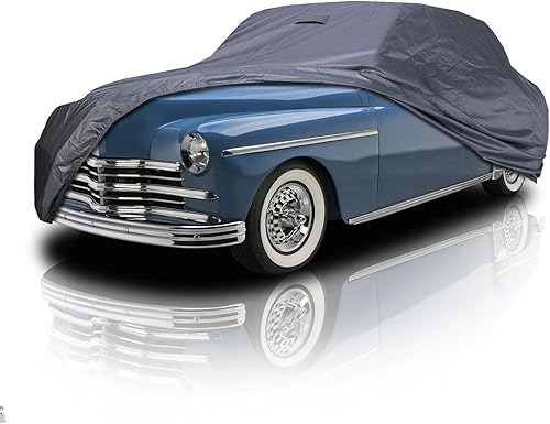 Miniatura 8 de Cubierta de automóvil de 5 capas para Plymouth Cranbrook 1951-1953, sedán de 4 puertas, ajuste semipersonalizado, cobertura completa, contaminación,