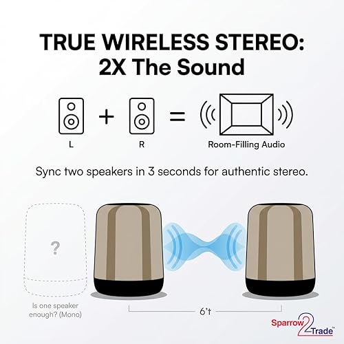 Miniatura 3 de Altavoz Bluetooth con luces LED RGB, altavoz inalámbrico portátil TWS con graves profundos, tiempo de reproducción de 8 horas, espectáculo de luz de