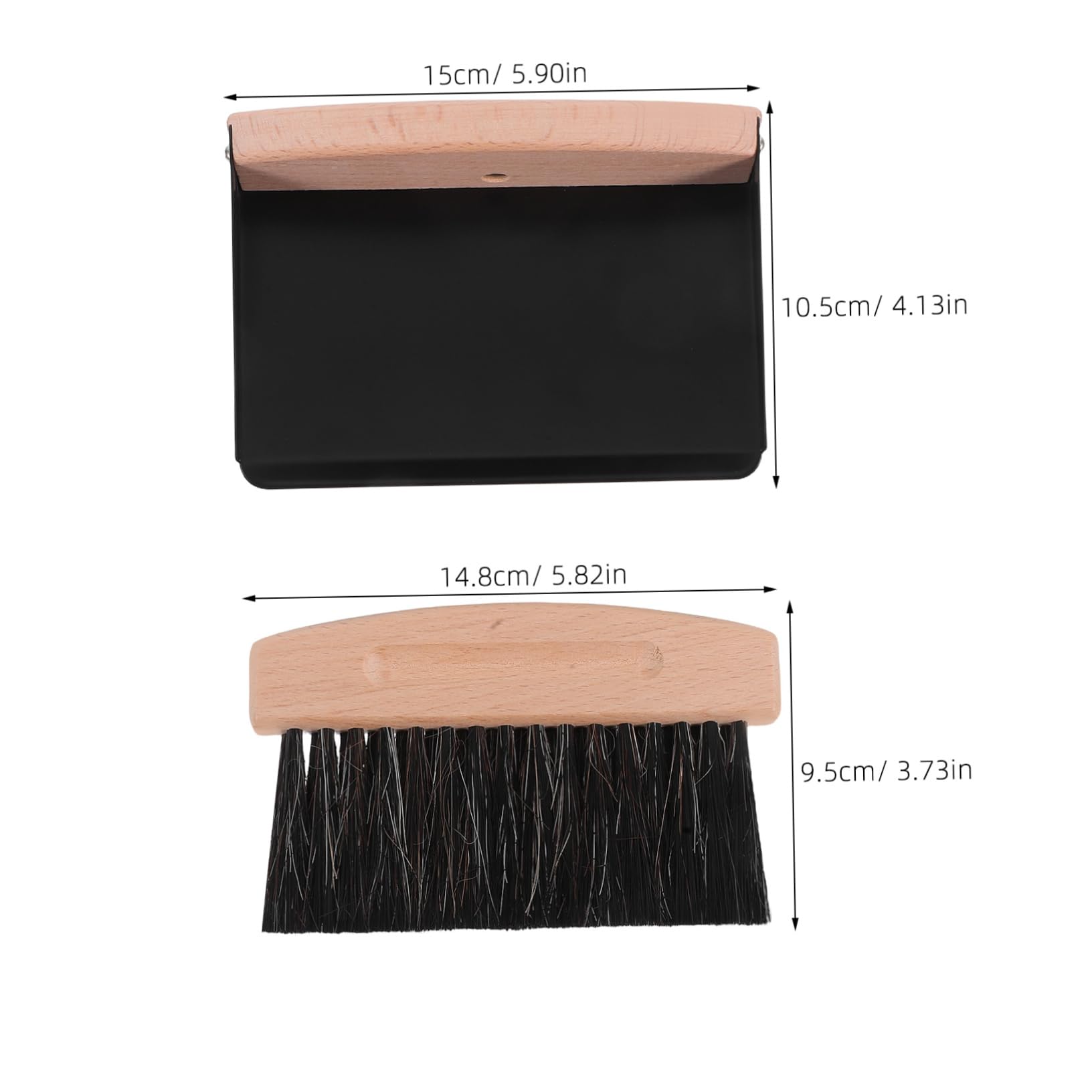 Garneck Set of Mini Broom Dustpan Space-Saving Cleaning Kit for Boys and Girls Desktop and Small Spaces