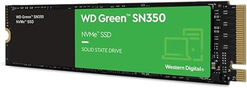 Vista 11 de Western Digital WDS500G2G0C - Unidad de estado sólido SSD interna WD SN350 NVMe de 500 GB, color verde, Gen3 PCIe, M.2 2280, hasta 2.400 MB/s