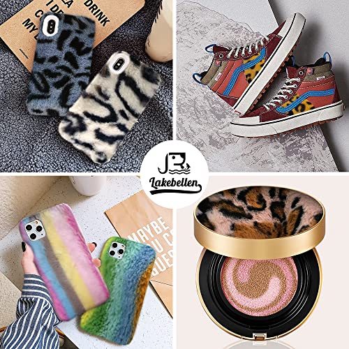 Lakebellen Craft Trim Faux Fur Ribbon Handmade Materials Thin Fur Fabric Precut Roll For Art Work Diy Decoration Accessory 8Cm （Khaki） #TOP5