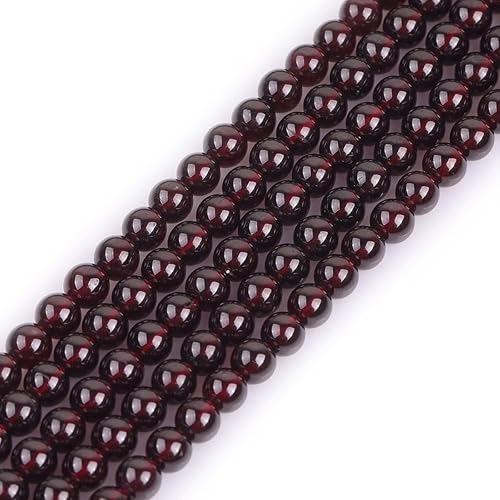 Miniatura 16 de GEM-Inside - Cuentas sueltas de ágata india natural de 0.157 pulgadas (0.157 in) con cuentas redondas de cristal energético para hacer joyas, 15