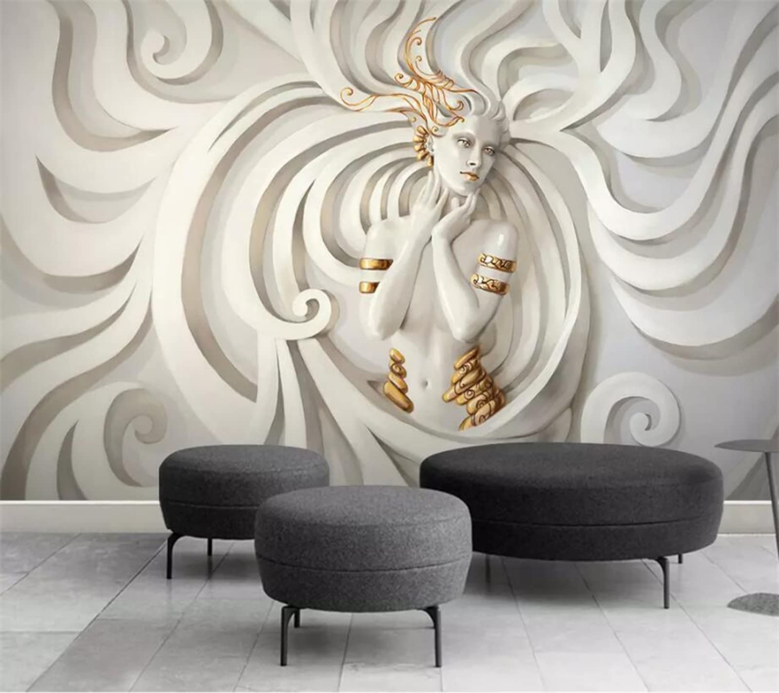 Tapeta ścienna Relief & Beauty szer. 250 x wys. 175 cm 3D mural ścienny tapeta naklejki do salonu sypialni niesamoprzylepne