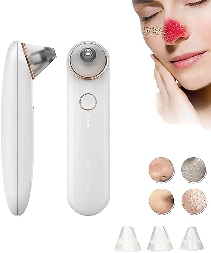 Rebound PiPa, Removedor de puntos negros para nariz, limpiador facial de poros, succión de puntos negros con 3 potencia de succión ajustable y 3
