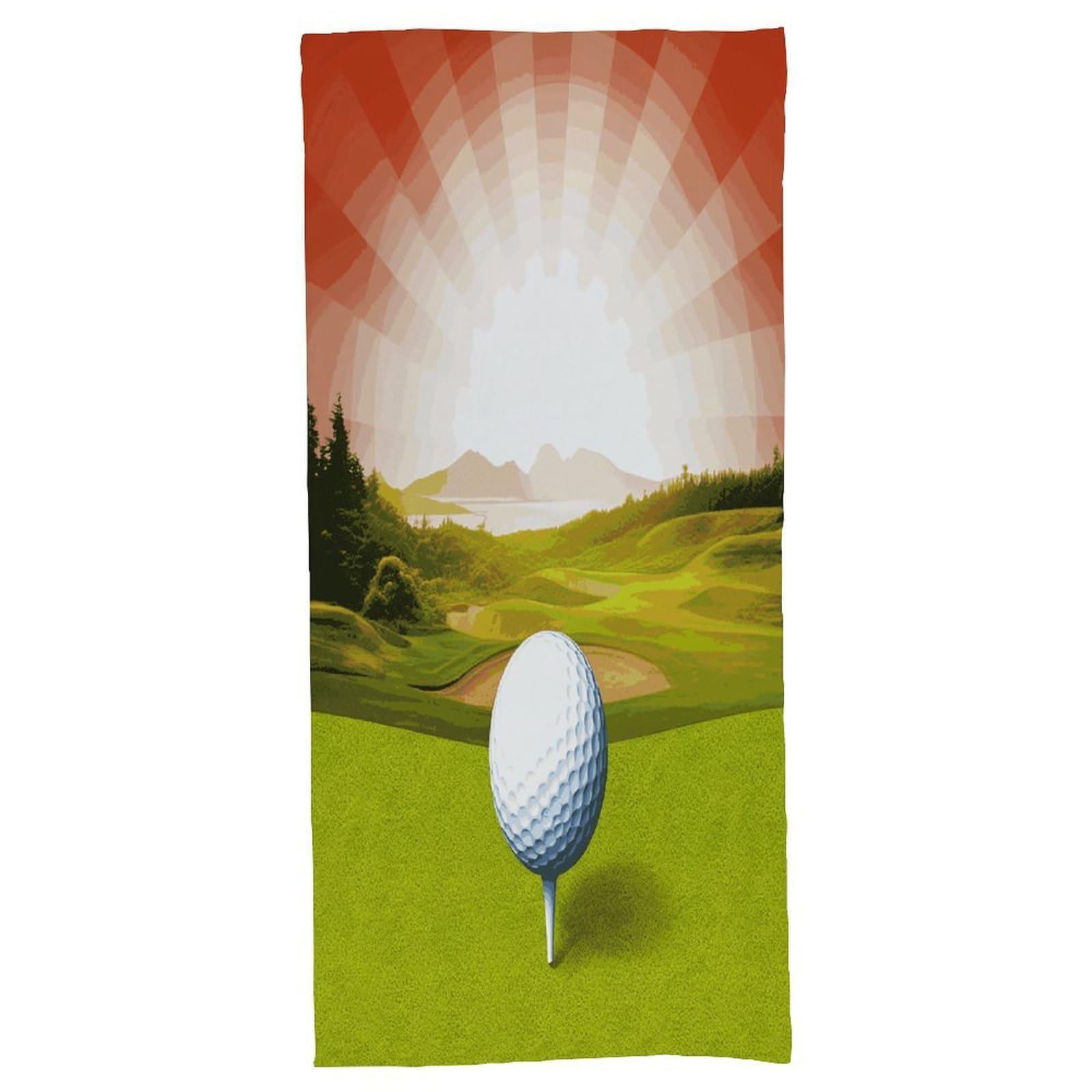 Fekiloot Men's Style Golf Sport Bath Towel Highly Absorbent,Beach Towels For Wo,Pool Towel Bathroom Essential For Beach,Gym,Travel, Camp