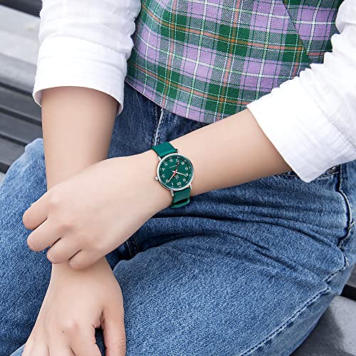 SHENGKE SK Ultra Thin Fashion Sport Sweatproof Women Watch for Medical Professionals,Nurses,Doctors,Students Watch with Easy Read Dial,Colorful Silicone Band - Image 7
