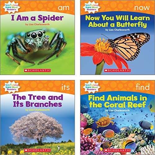Nonfiction Sight Word Readers Parent Pack Level D: Teaches 25 Key Sight Words To Help Your Child Soar As A Reader! #TOP4