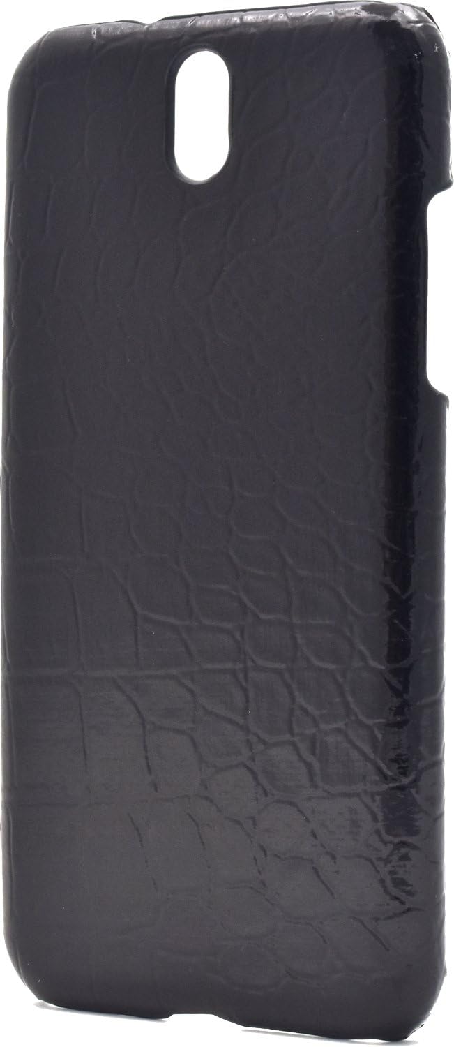PLATA Arrows NX F-01K Case Back Cover Crocodile Leather Crocodile Embossed Design [Red]