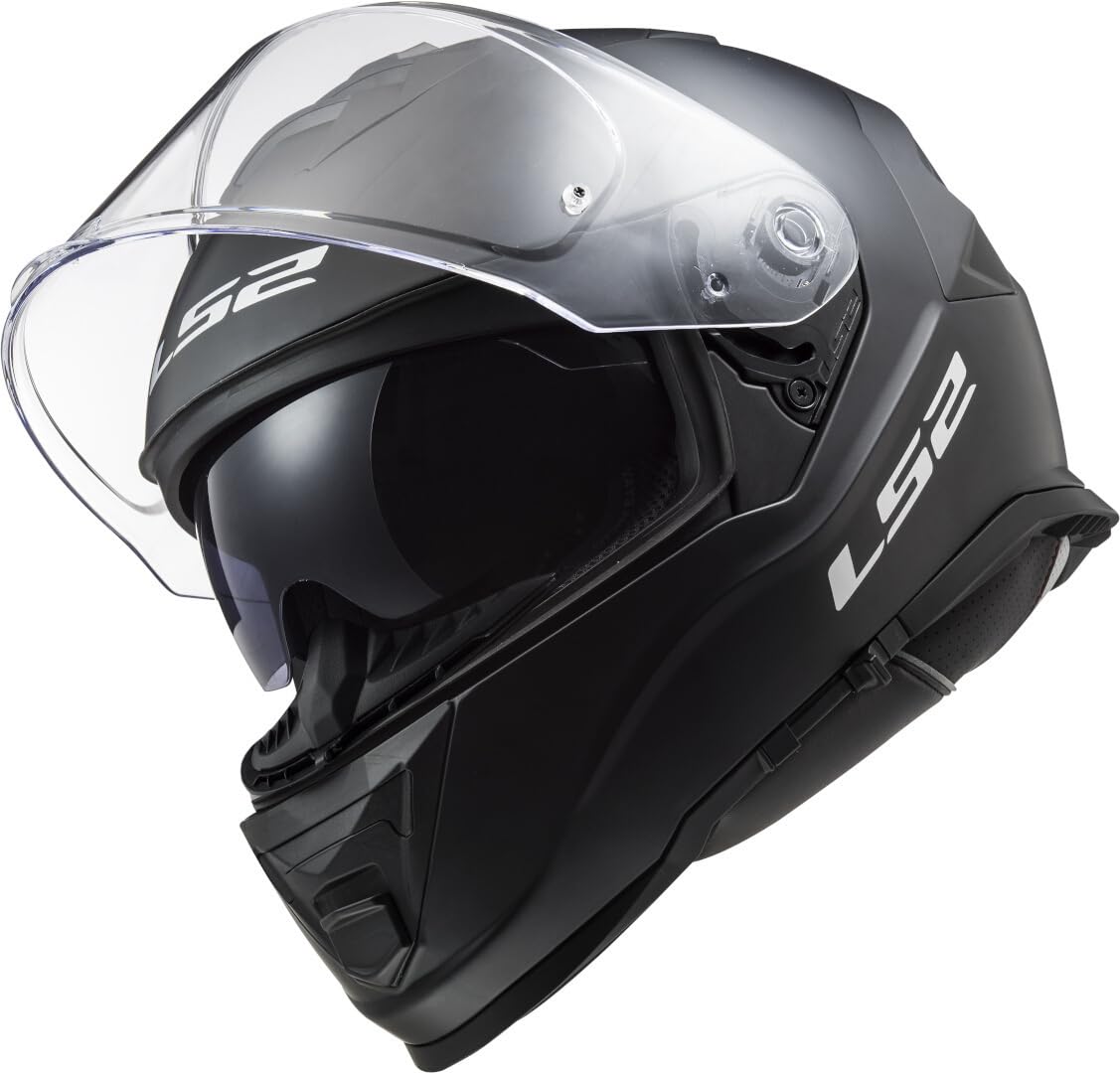 Casco Integral Moto LS2 Storm BLACKMAT - Policarbonato KPA, Pantalla Solar, Pinlock, Talla XXXL