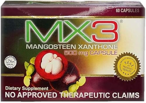 MX3 Cápsula de mangostán (2 cajas)