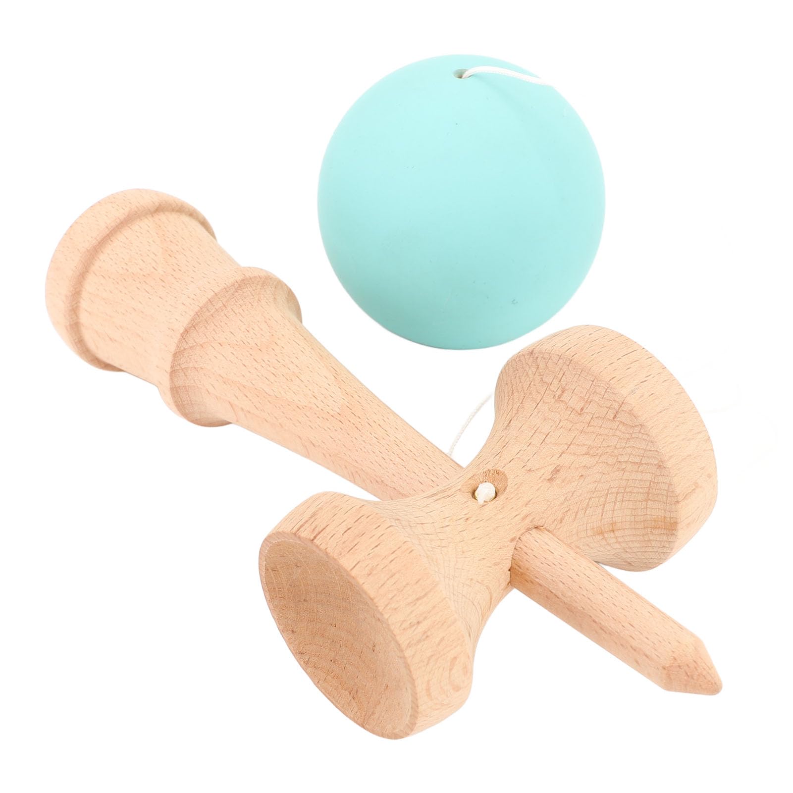 ZASCHMOY Wooden Kendama Toy with String - Portable Classic Kendama for Hand-Eye Coordination & Reflex Training - Image 3