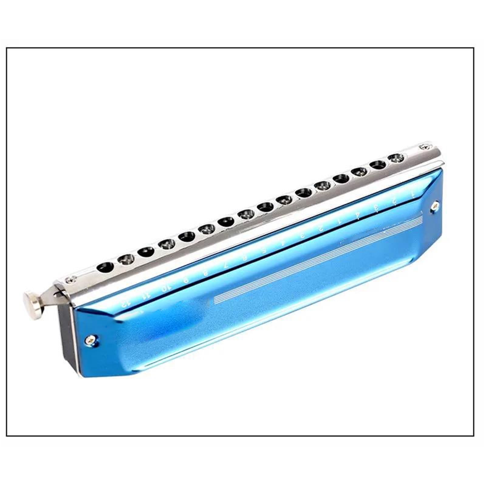 Harmonica Harmonica Chromatique 16 Trous 64 Tons Clé D'orgue À Bouche C