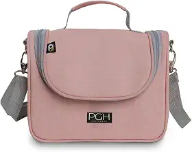 Bolsa Lancheira Térmica Impermeável, PGH, Modelo COMPACT MINI - Capacidade de 4 Litros (Rosa)