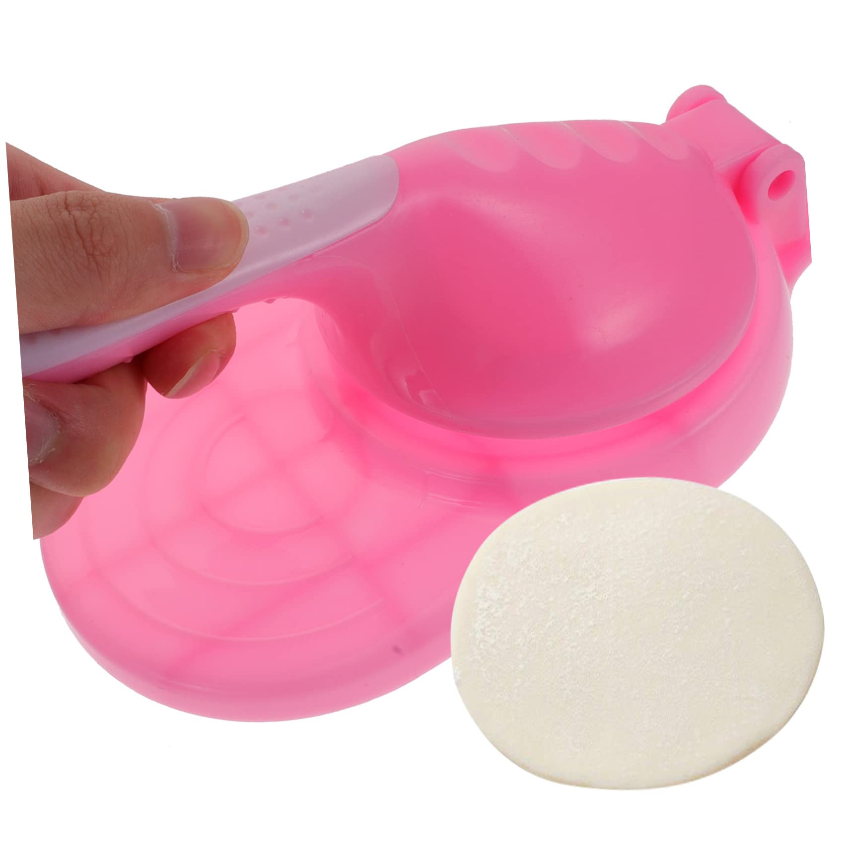 SHOWERORO Kitchen Gadget Handheld Dumpling Presser Mold for Quick Easy Dumpling Making