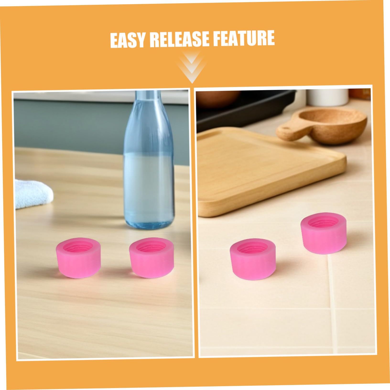 Stampo Macaron 3d in Silicone Alimentare, 10 Pezzi Rosa | Rilascio Facile, Forma Artistica, Uso Multiplo, per Cera, Decorazione e Feste Natalizie