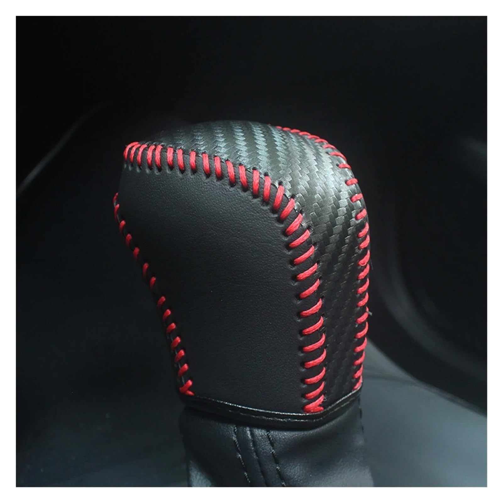 FHAUJNG Car Gear Shift Knob for Toyota for Camry 70 for Corolla 2019-2021 Car Gear AT Leather Interior Shift Knob Head Cover Accessories