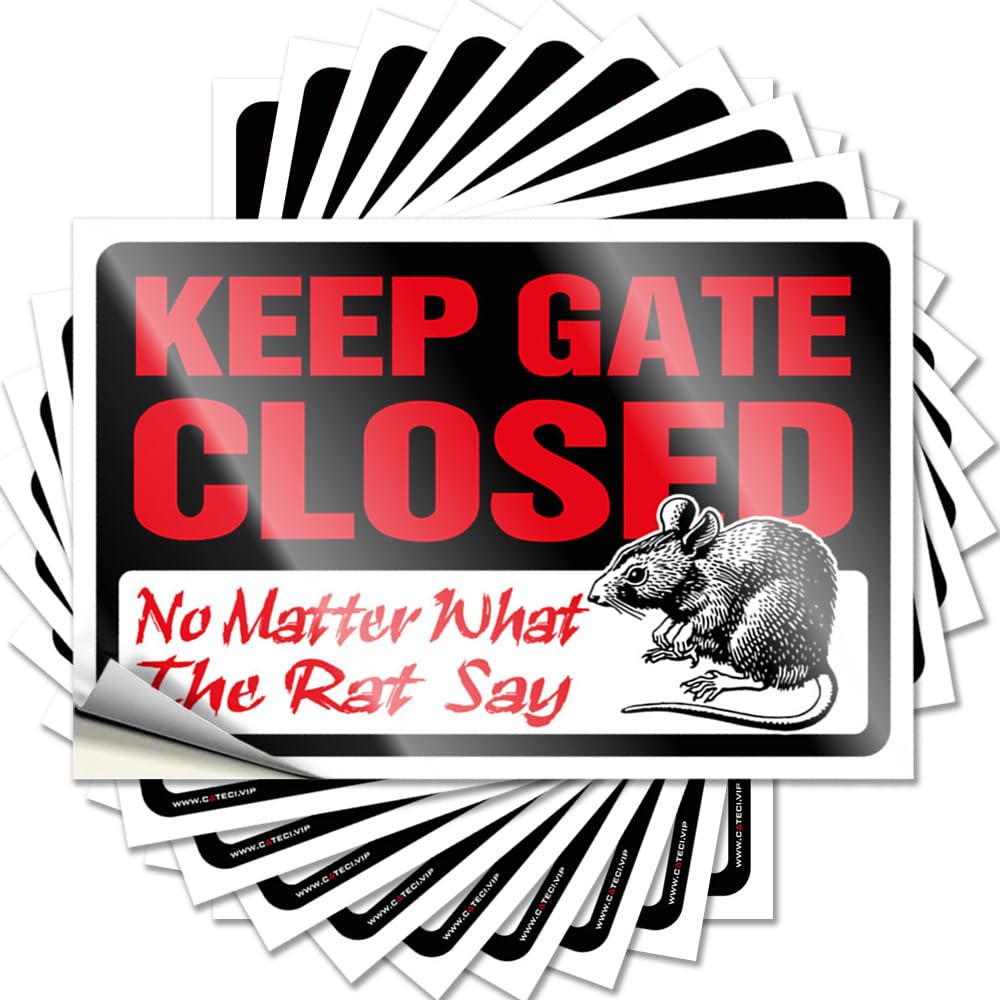 Saying High, Friends Cover Keep Gate Closed No Matter What The Rat Say | Shower Decor(12X18CM)