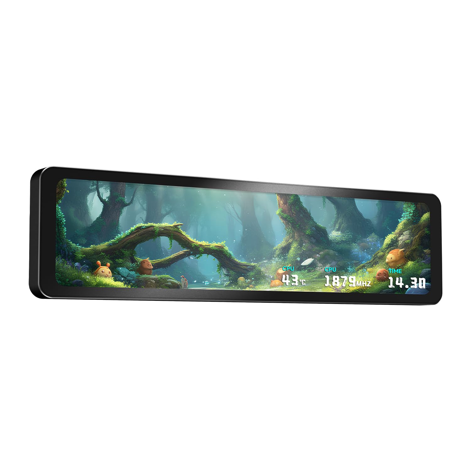 TR Trofeo Vision 11.3 LCD czarny, rozdzielczość 1920 x 400, obsługa przełączania między wieloma dynamicznymi obrazami/filmami, wyświetlacz magnetyczny 11,3", możliwość dopasowania obrazu / wideo