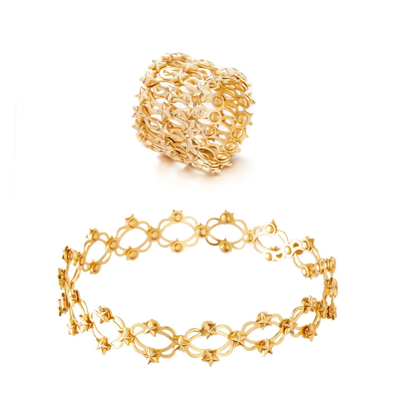 choice of all Expandable Ring Bracelet, Folding Retractable Ring Bracelet, Adjustable Transform Bracelet Ring, Retractable Ring Replacement Bracelet Rose Statement Ring Jewelry Gifts