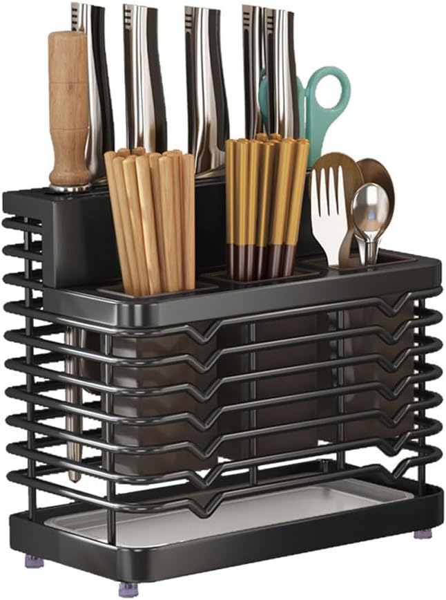JSEIAJB 304 Stainless Steel Rack Kitchen Storage Rack Countertop Cylinder Integrated Special Rack