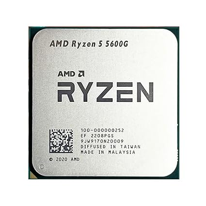 YNRSUFW AMD Ryzen 5 5600G R5 5600G 3.9GHz Six-Core Twelve-Thread 65W CPU Processor L3=16M 100-000000252 Socket AM4, ZL666