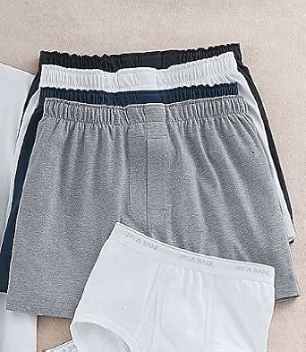 The Perfect Supima® Cotton Full Cut Knit Boxer in Black