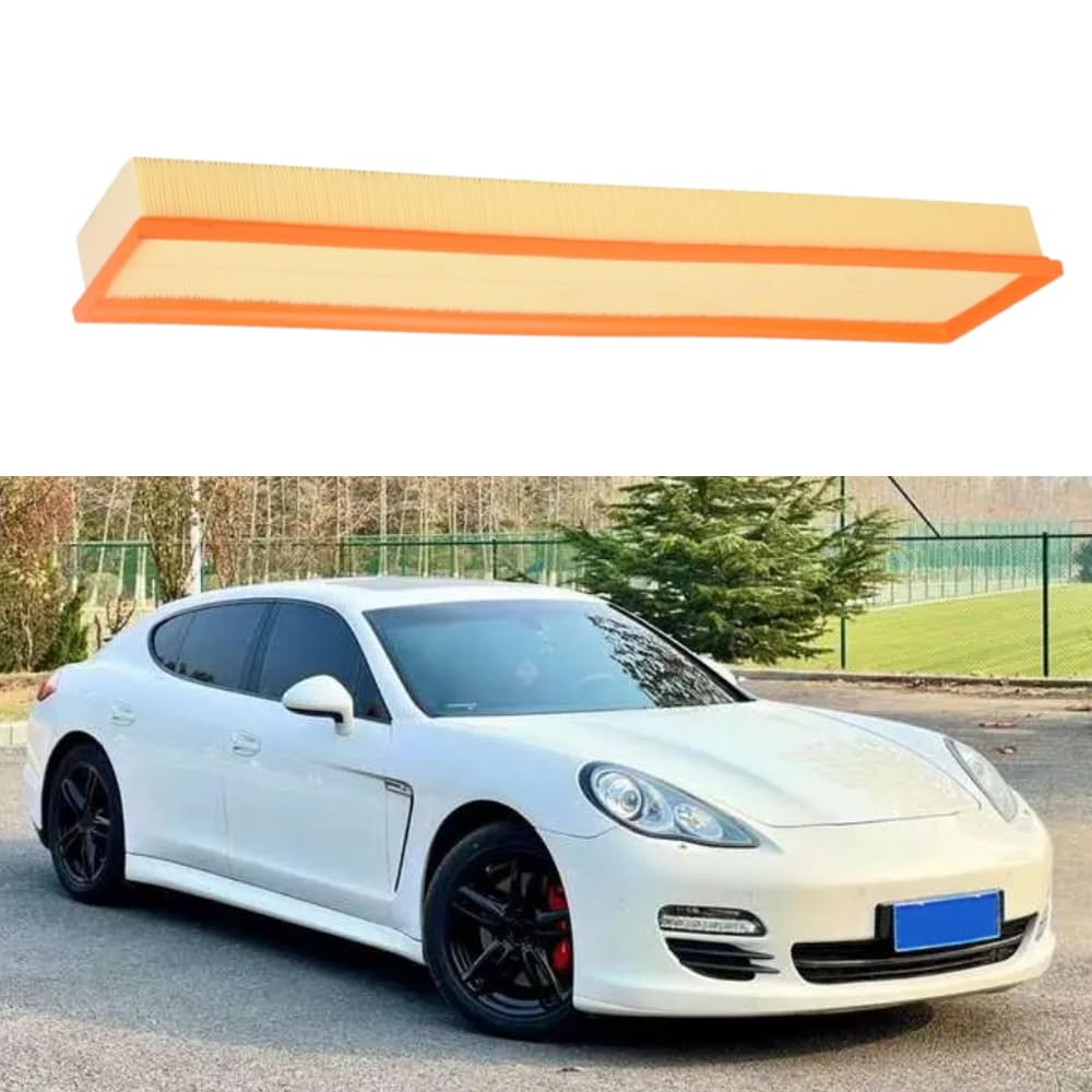 Riloer Filtr powietrza kabinowego, filtr pyłku z węglem aktywnym, filtr powietrza kabinowego do wnętrza samochodu, filtry powietrza kabinowego z zakładkami kompatybilne z Porsche Panamera 3,0 l 3,6 l