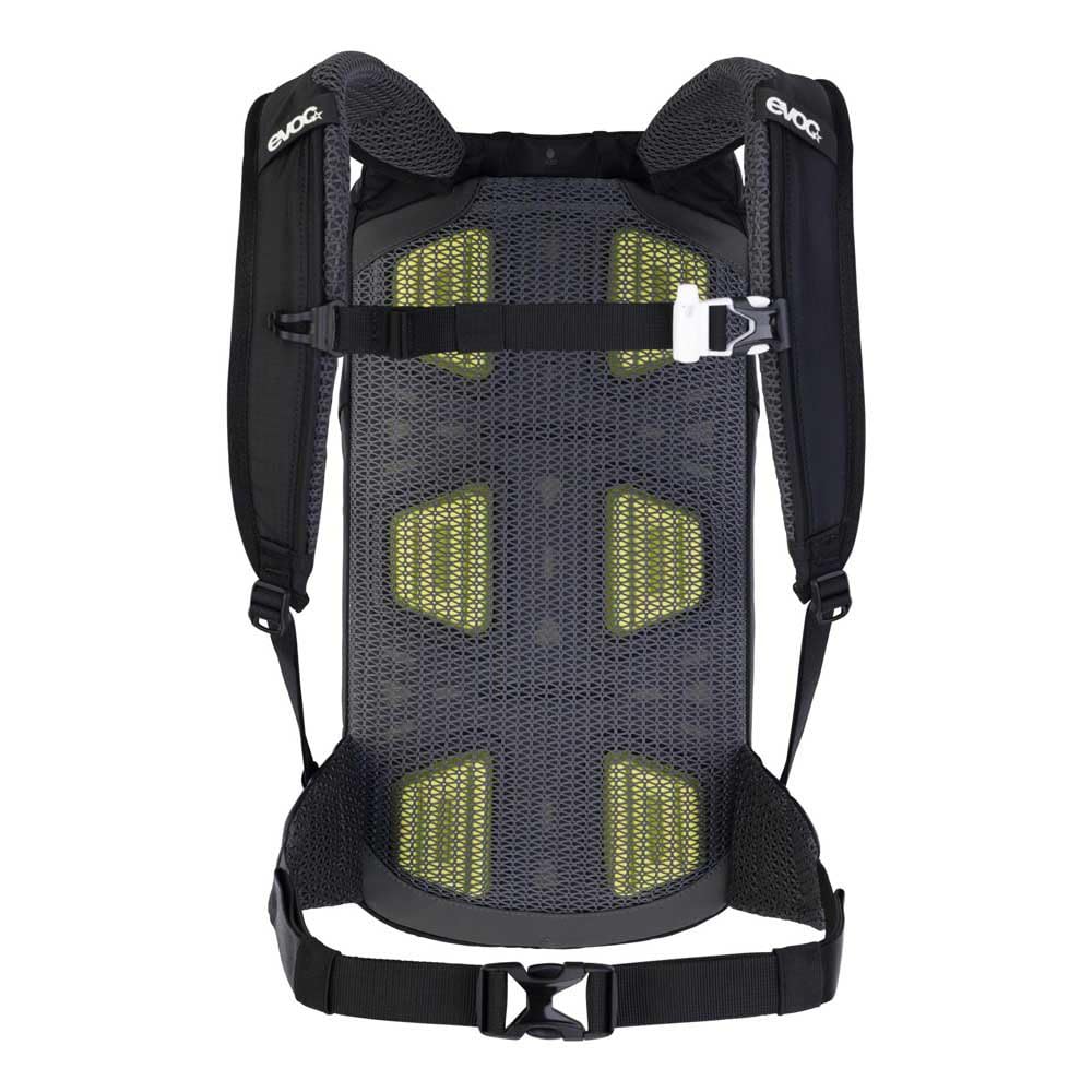 EVOC STAGE 6, Backpack (verstellbare Schultergurte durch BRACE LINK, AIR FLOW CONTACT SYSTEM, wählbar mit Trinkblase oder ohne, inkl. Werkzeugfach, One Size)