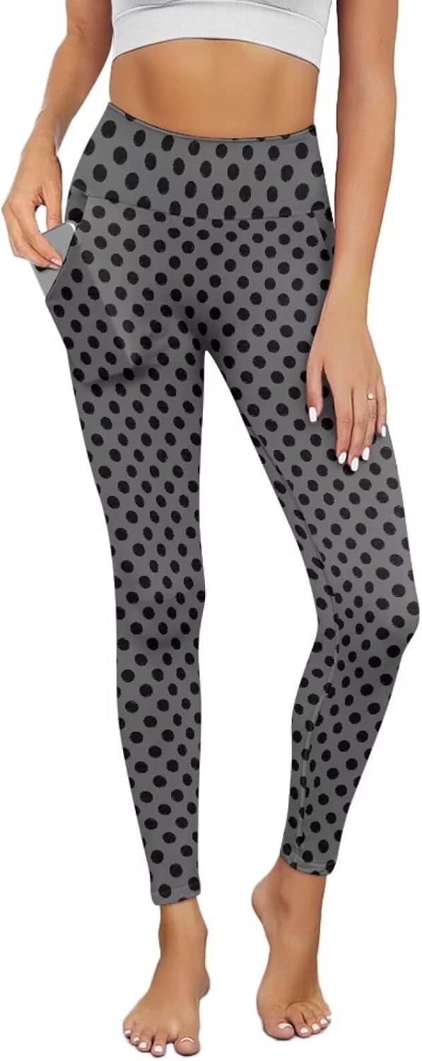 Workout Leggings for Women Gym Running Yoga Pants with Pockets