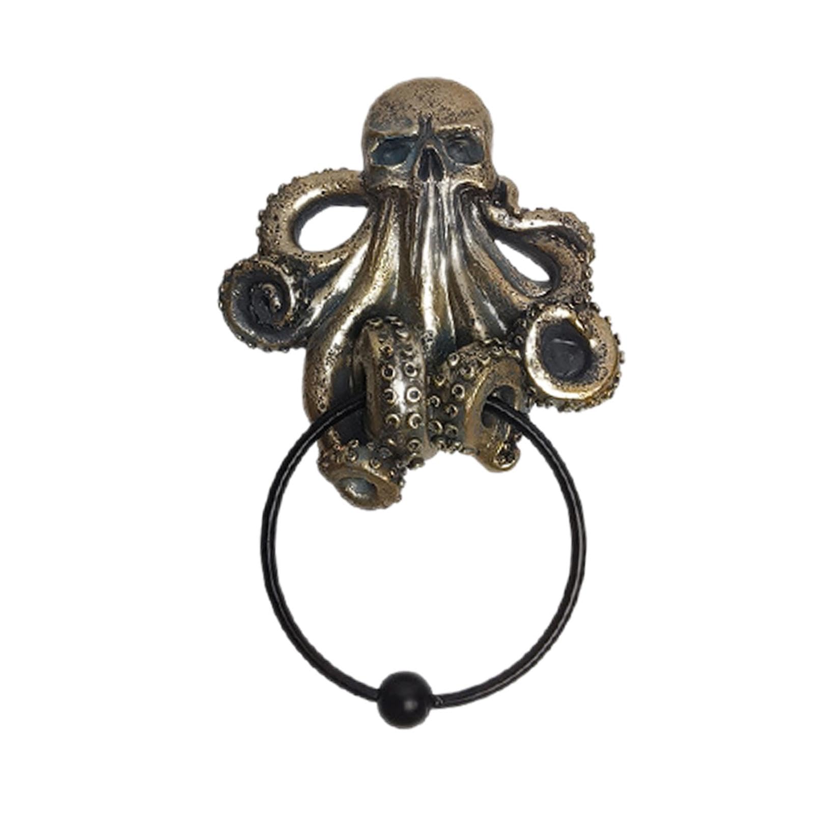 Amazon.co.jp: ゴシックドアノッカー|装飾タコドラゴン樹脂|ホーム