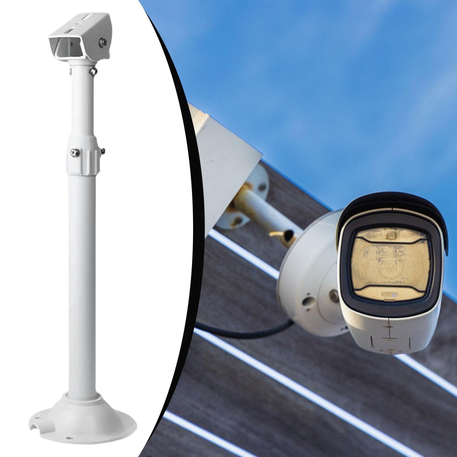 Componente di Montaggio per Telecamere di, Regolabile, Robusto Hardware per Montaggio a Parete Esterna, Telescopico, da 60 Cm a 120 Cm