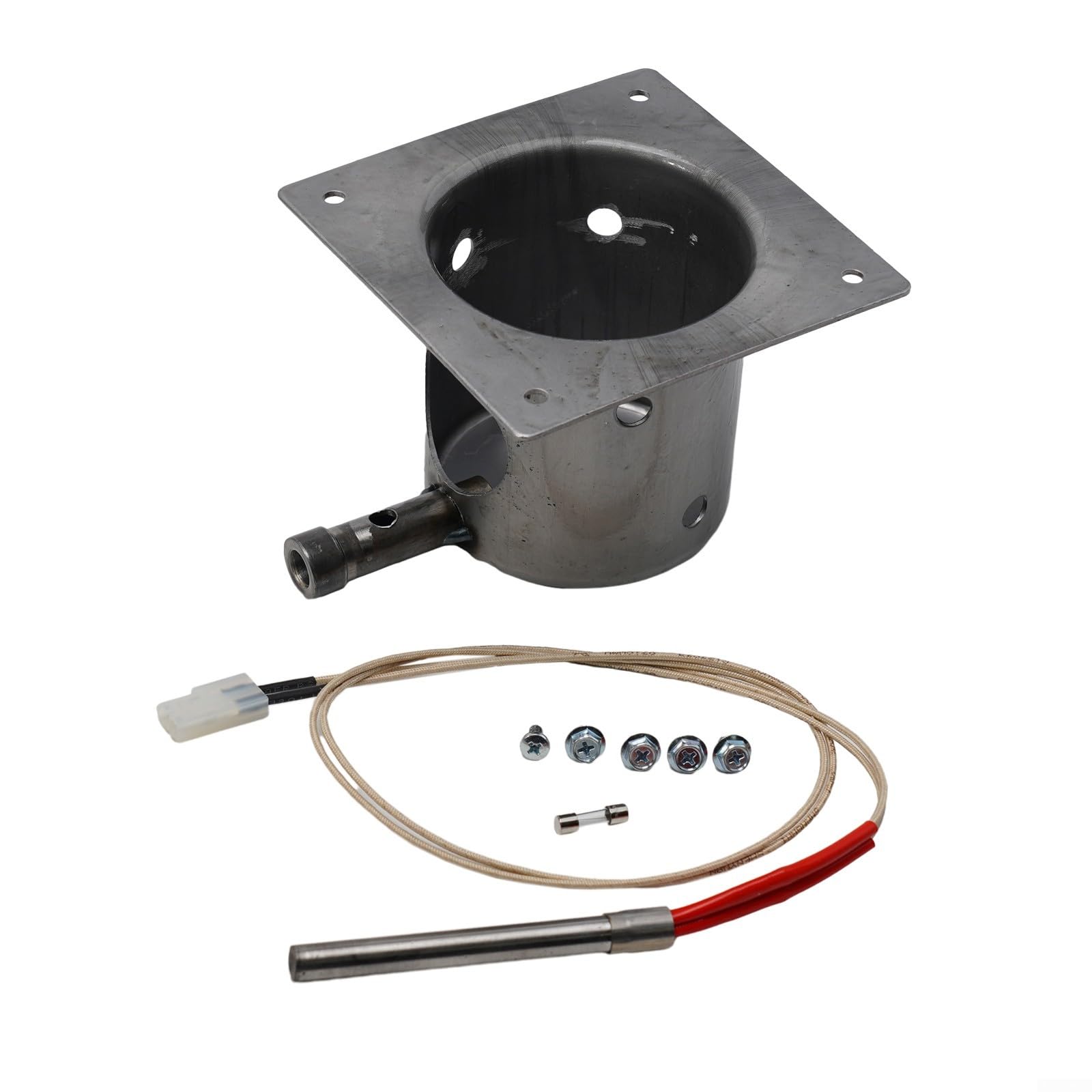 Fire Burn Pot Replacement for Traeger and PitBoss pellet grills, compatible with different models, increased ventilation for improved grill performance