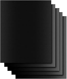 Aookey BBQ Grill Mat, Barbecue Grill Mat, Set of 5 Non Stick Barbecue Baking Mats for Charcoal,Gas,Electric Grill Heat Resistant, Reusable and Easy to Clean FDA-Approved, PFOA-Free