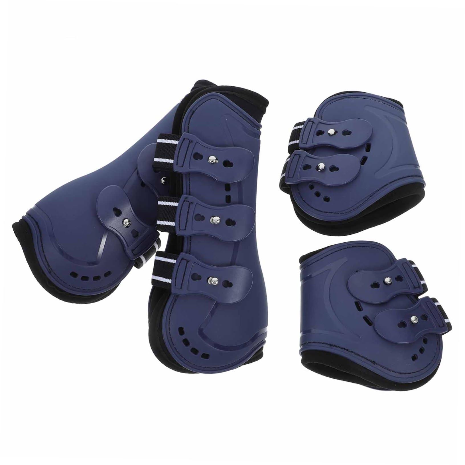 UKCOCO 4piezas Botas para Patas De Caballo Polainas para Caballos Protectores De Patas De Carcasa para Saltar y