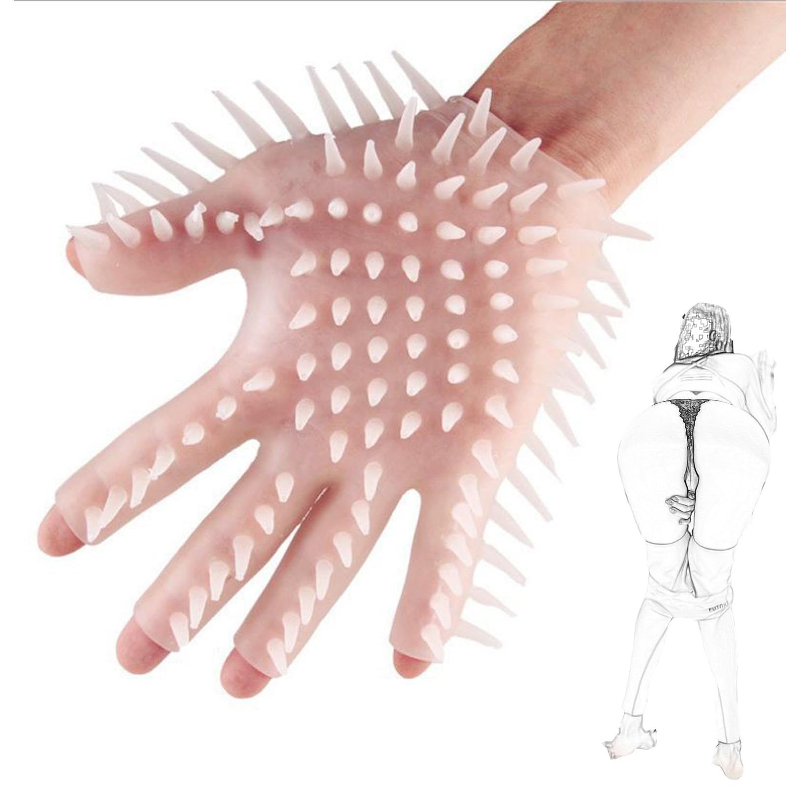 Guantes Sexuales Masturbación Fundas Eróticas Para Dedos Estimulador Del Punto G Pene Artificial Guantes De Masaje Para Coqueteo Guante Con Púas Juego Previo Cunas Dedos Juguetes Sexuales