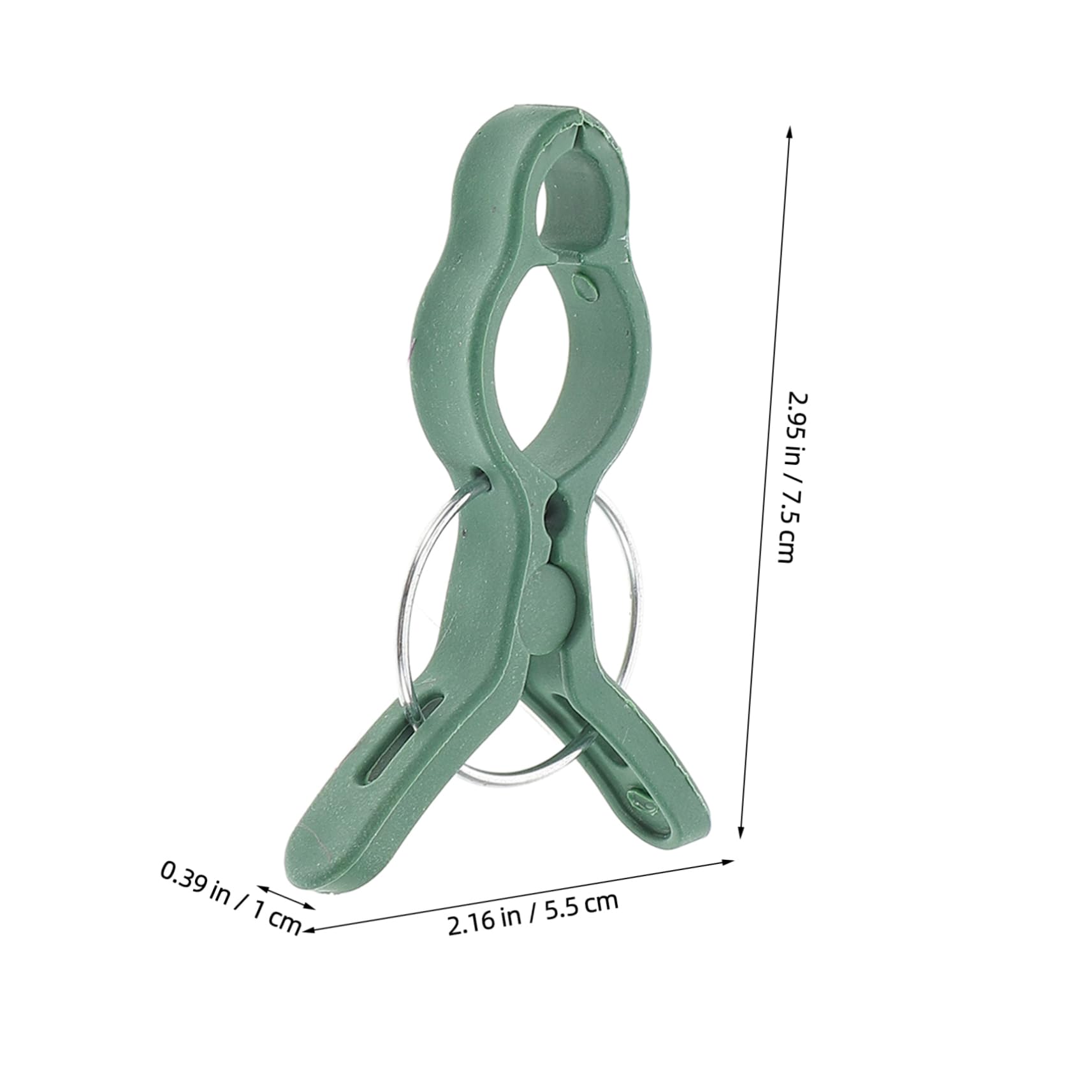 50pezzi Clip Supporto Piante Pomodoro Clip Allenamento Fusti Giardino Raddrizzamento Steli per Piante Rampicanti Fiori Vernice Verde Resistente