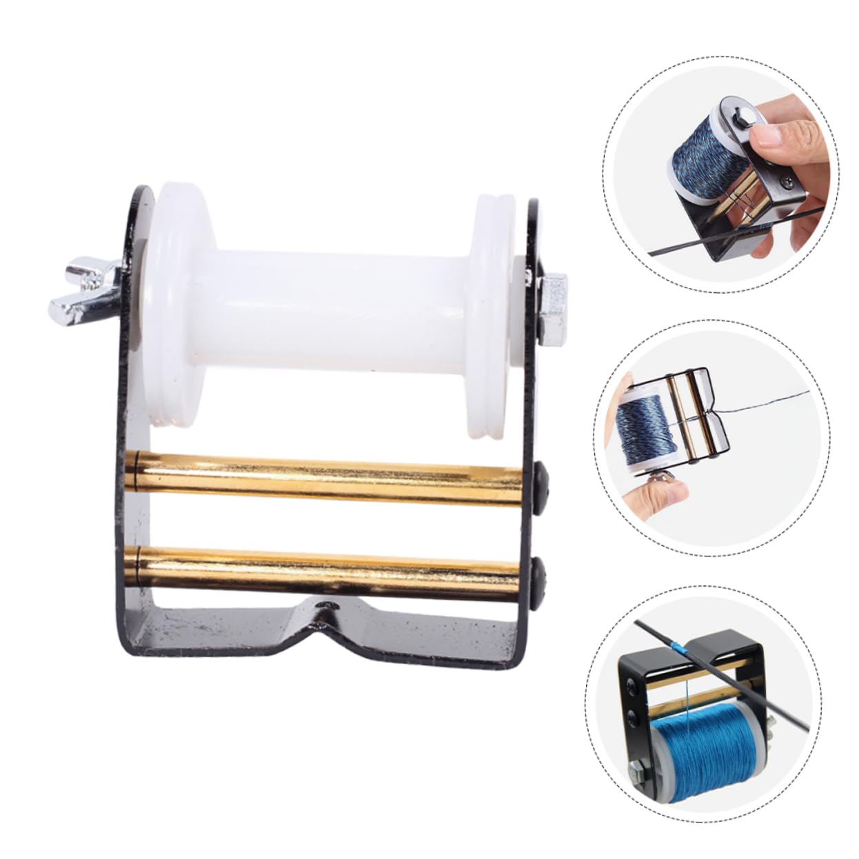 GOOHOCHY Professional String Winder Mini Bowstring Winder for Serving String Supply